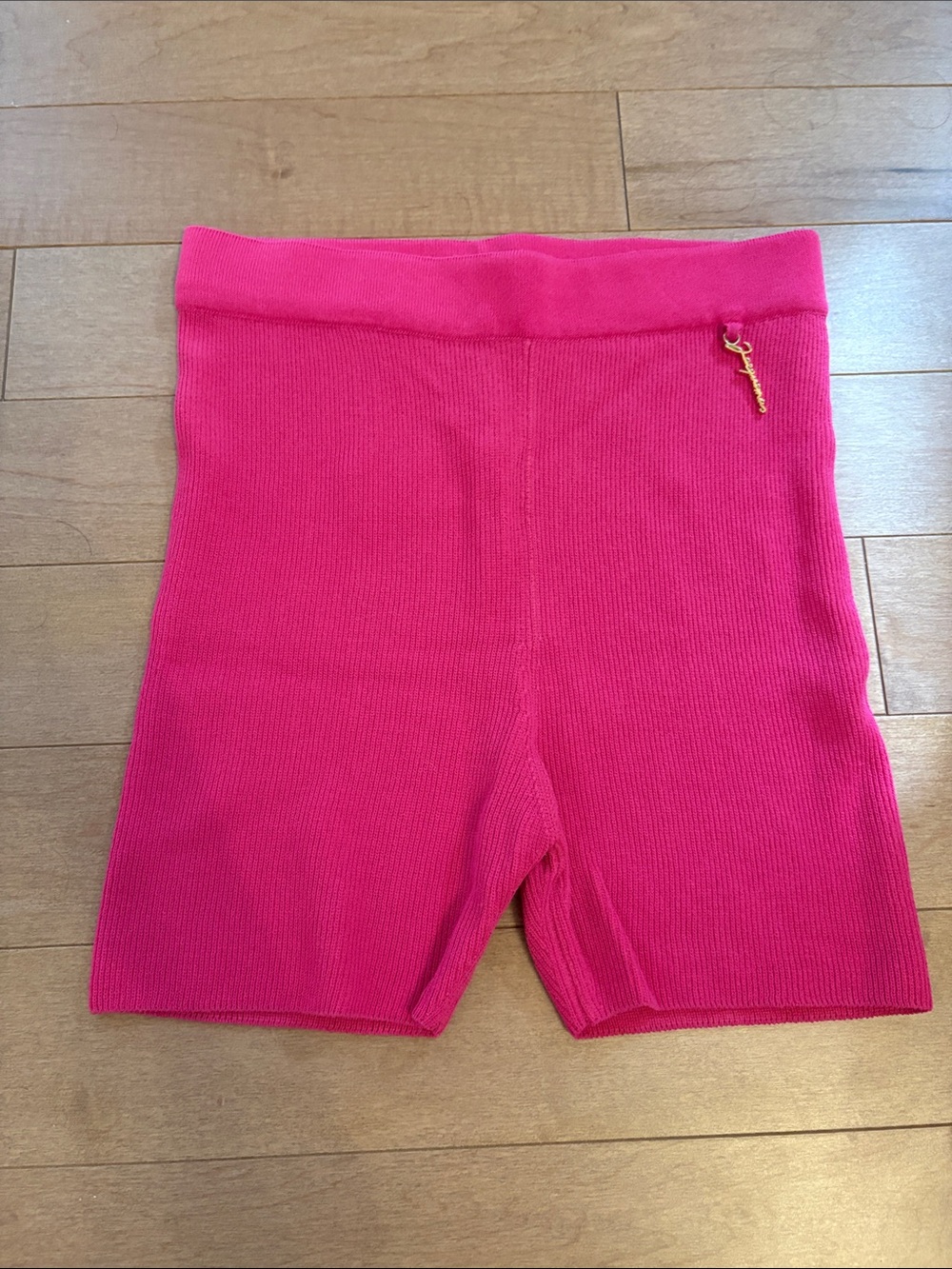 Jacquemus Le short pralu knitted pink